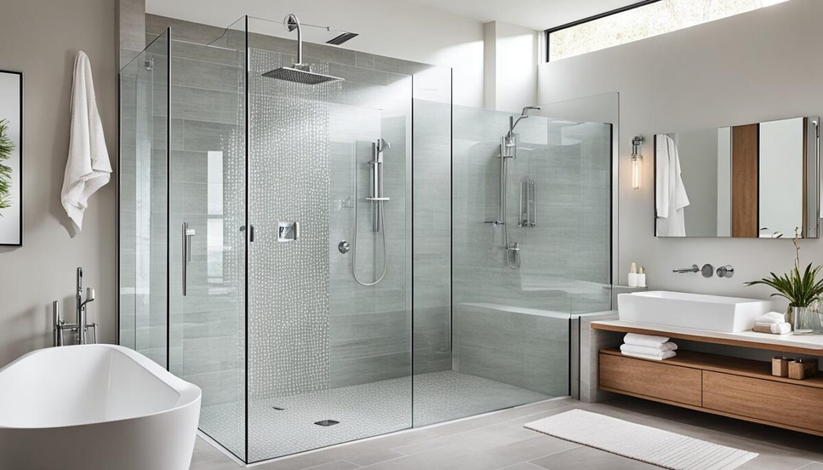 alternatives to tubs in modern bathrooms
